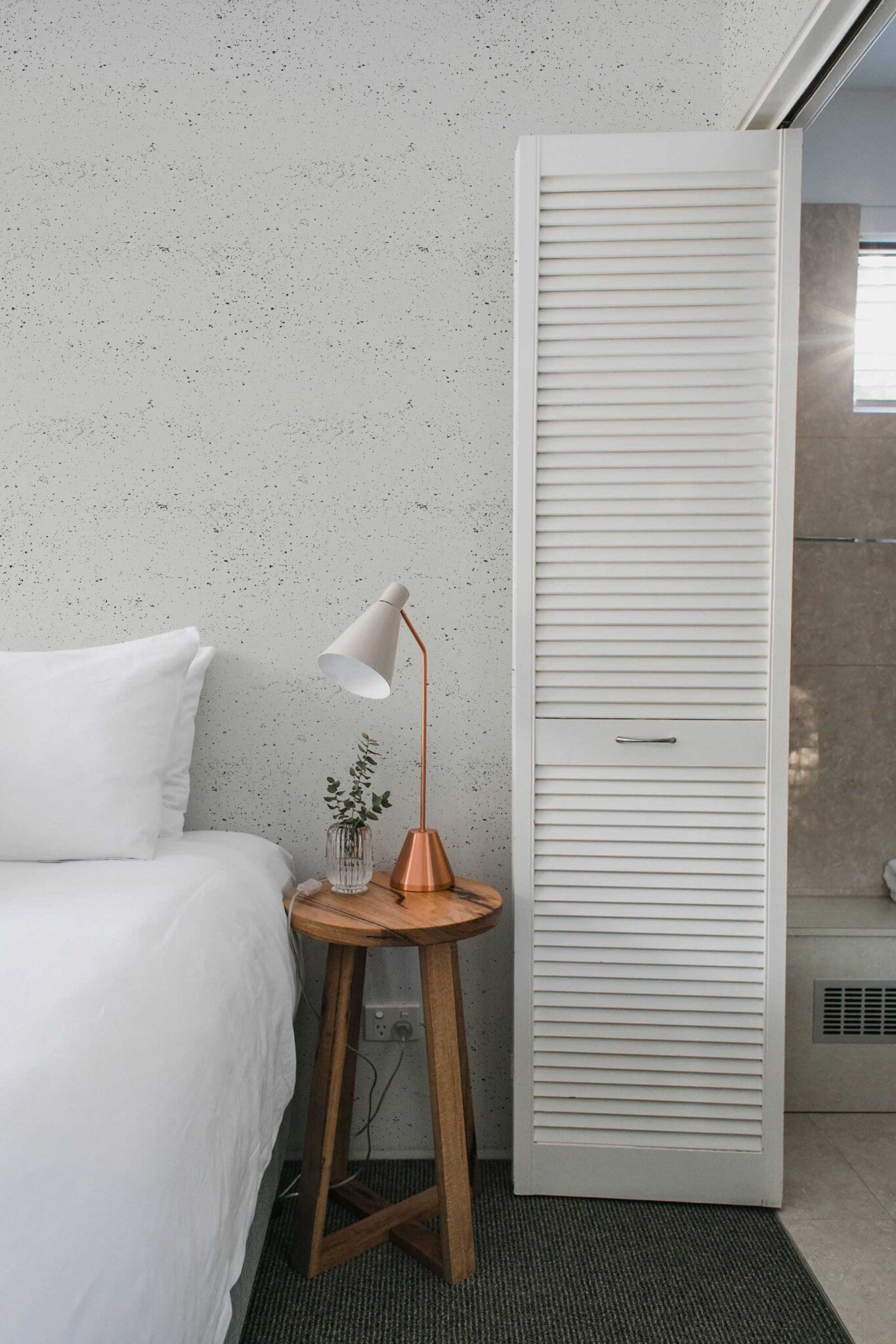 Spotted concrete