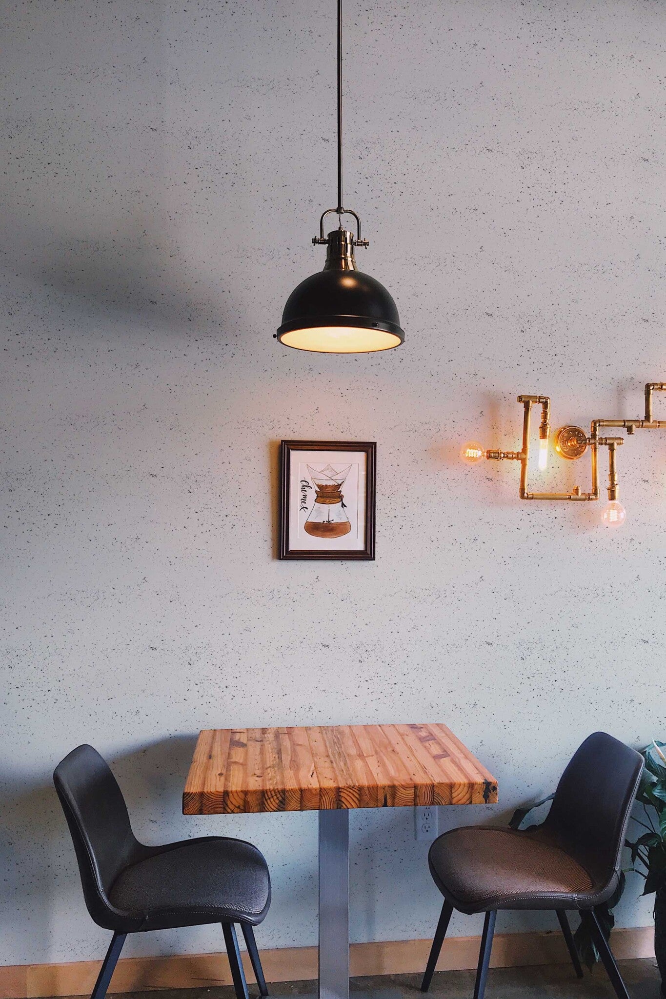 Spotted concrete