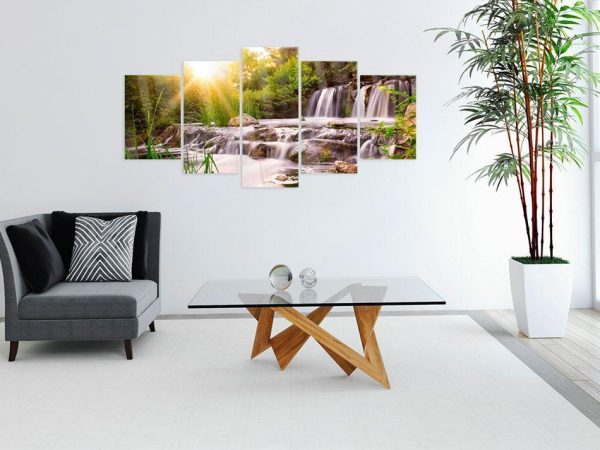 Acrylic Print - Forest Waterfall