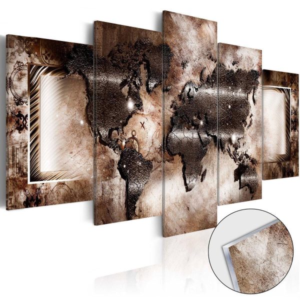 Acrylic Print - Platinum Map