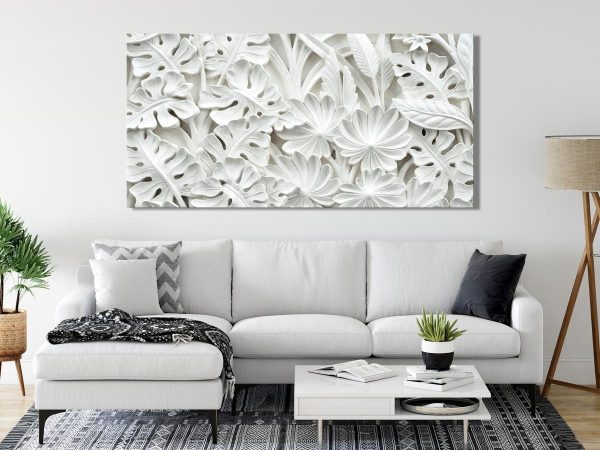Canvas Print - Alabaster Garden (1 Part)