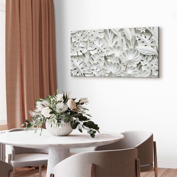 Canvas Print - Alabaster Garden (1 Part)