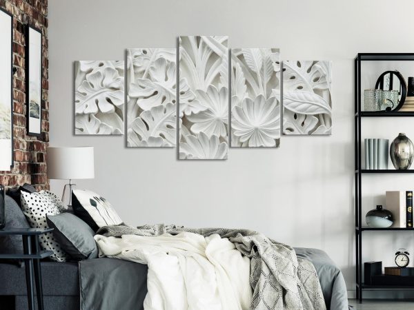 Canvas Print - Alabaster Garden (5 Parts) Wide - Image 2