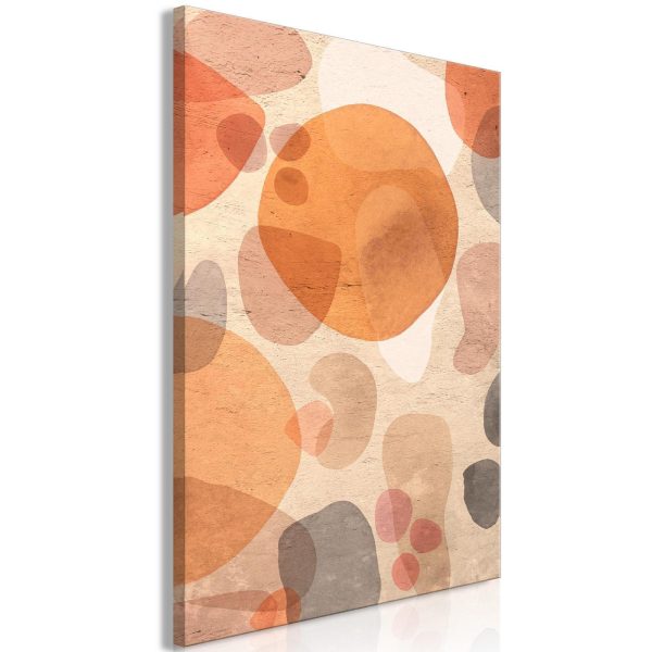 Canvas Print - Amber Kaleidoscope (1 Part) Vertical