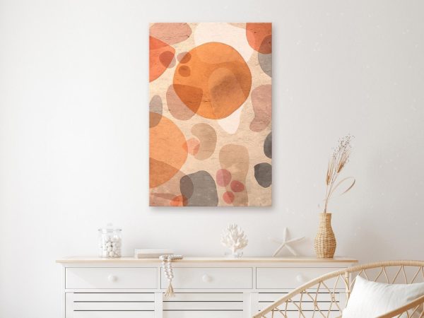Canvas Print - Amber Kaleidoscope (1 Part) Vertical - Image 2