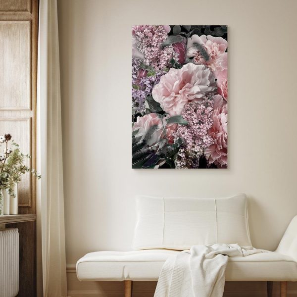 Canvas Print - Among Flowers (1-part) - Blooming Plants in Nature's Colors - Image 3
