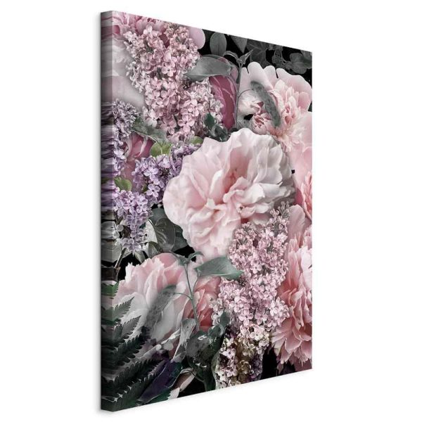Canvas Print - Among Flowers (1-part) - Blooming Plants in Nature's Colors