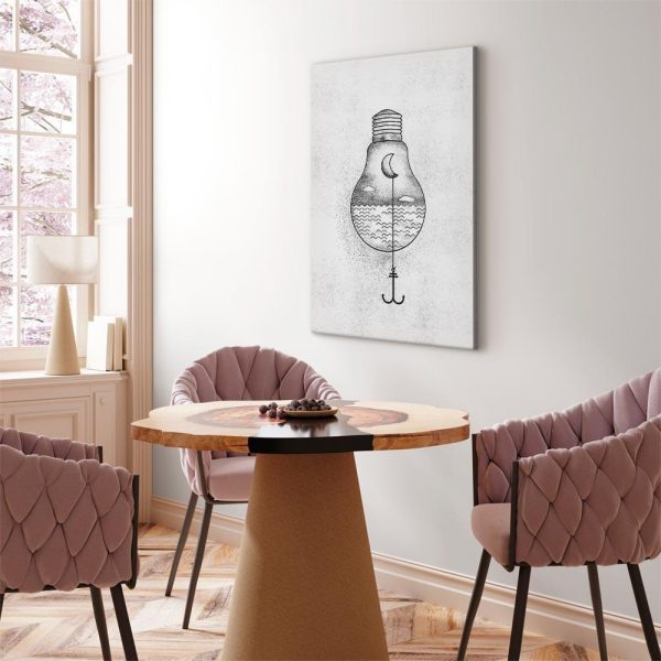 Canvas Print - Anchored Moon (1 Part) Vertical - Image 3