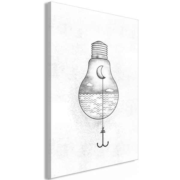 Canvas Print - Anchored Moon (1 Part) Vertical - Image 2