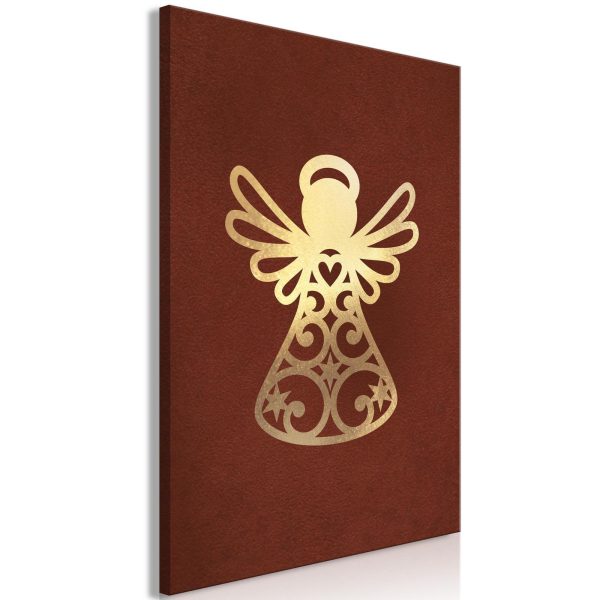 Canvas Print - Angelic Gold (1 Part) Vertical