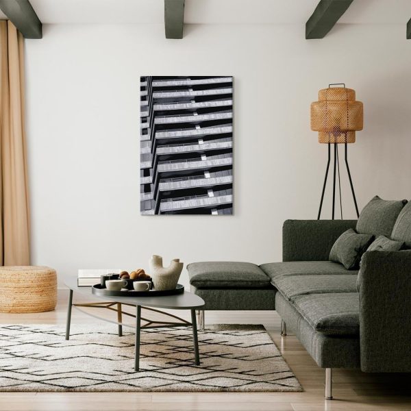 Canvas Print - Architectural Raster (1 Part) Vertical