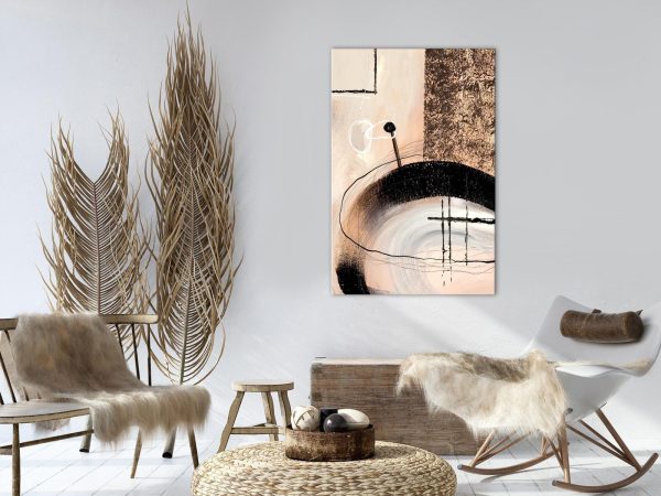 Canvas Print - Art of Shapes (1-part) - Hand-Painted Abstract Artwork - Image 2