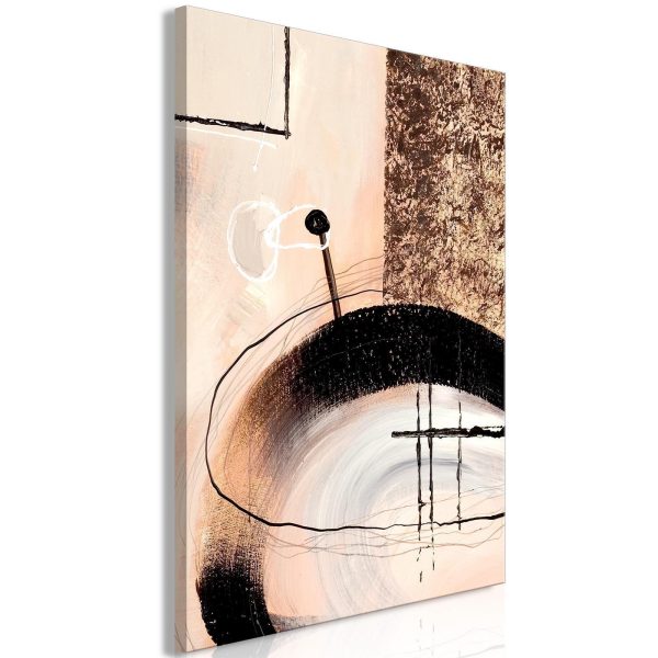 Canvas Print - Art of Shapes (1-part) - Hand-Painted Abstract Artwork
