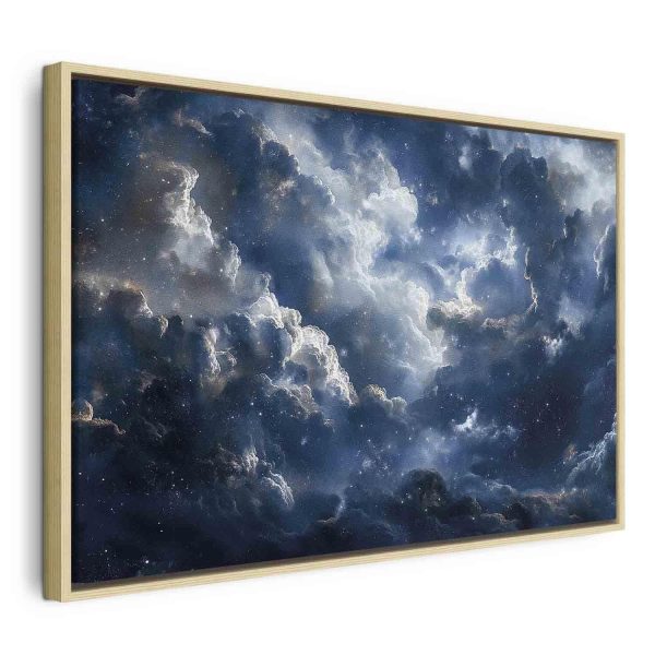 Canvas Print - Astronomical Wonders: Clouds and Stars in Harmonious Combination - Image 3