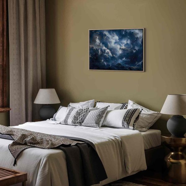 Canvas Print - Astronomical Wonders: Clouds and Stars in Harmonious Combination - Image 10