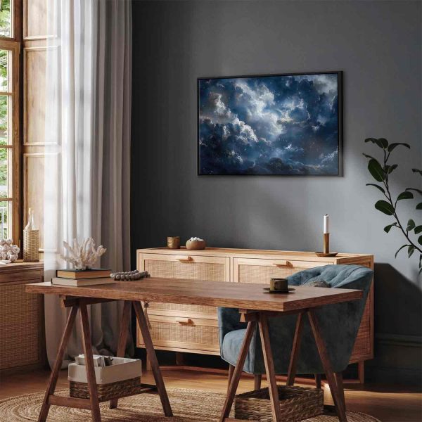 Canvas Print - Astronomical Wonders: Clouds and Stars in Harmonious Combination - Image 11