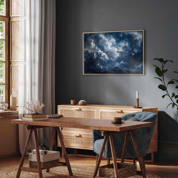 Canvas Print - Astronomical Wonders: Clouds and Stars in Harmonious Combination - Image 12