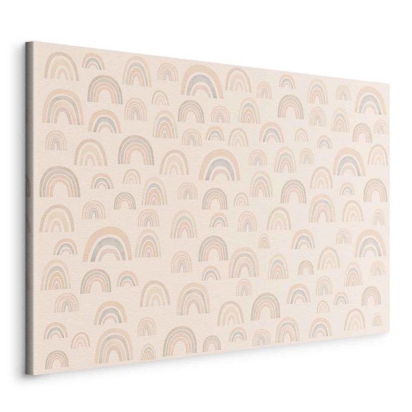 Canvas Print - August Sky - Various Sizes of Rainbows in Calm Colors
