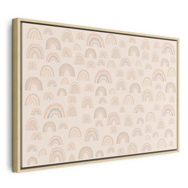 Canvas Print - August Sky - Various Sizes of Rainbows in Calm Colors - Image 3