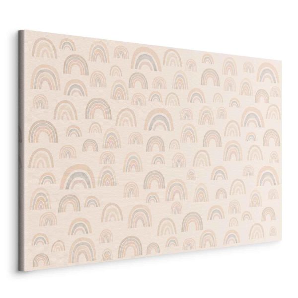 Canvas Print - August Sky - Various Sizes of Rainbows in Calm Colors - Image 2