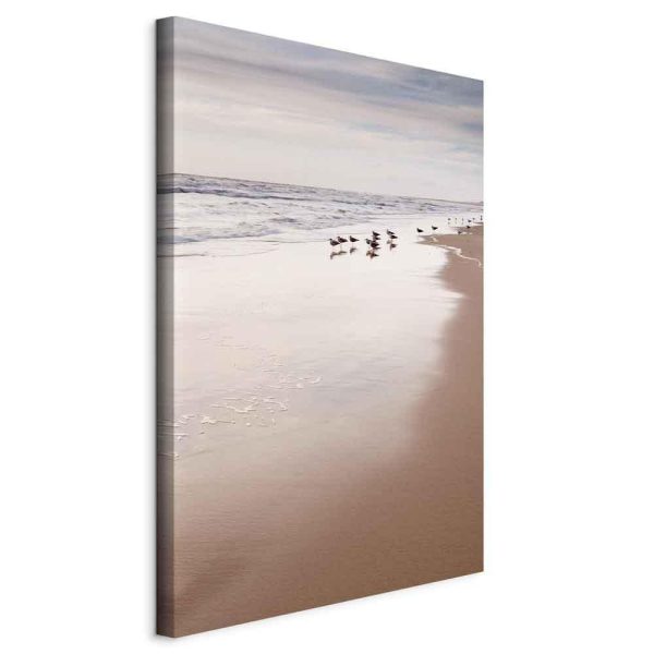 Canvas Print - Autumn Beach (1 Part) Vertical