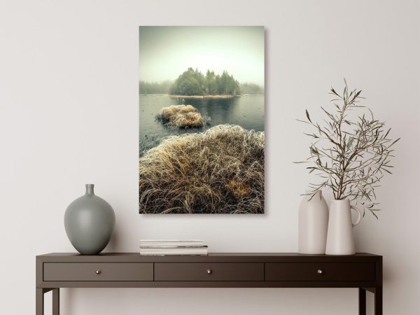 Canvas Print - Autumn in the Wetlands (1 Part) Vertical - Image 2