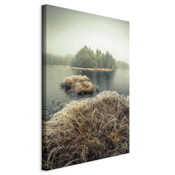 Canvas Print - Autumn in the Wetlands (1 Part) Vertical