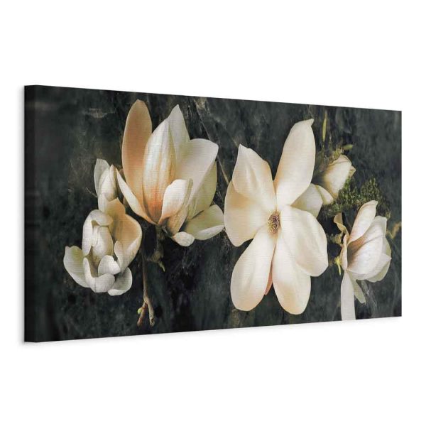 Canvas Print - Avant-Garde Magnolia (1 Part) Narrow Orange