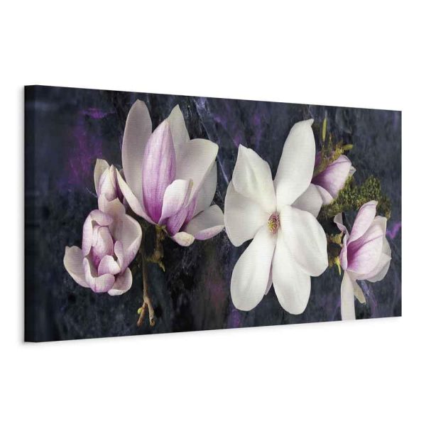 Canvas Print - Avant-Garde Magnolia (1 Part) Narrow Violet