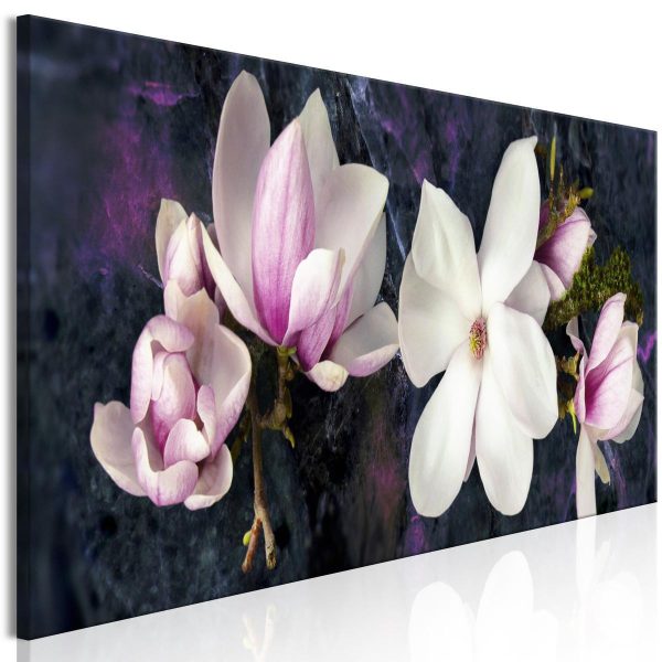 Canvas Print - Avant-Garde Magnolia (1 Part) Narrow Violet