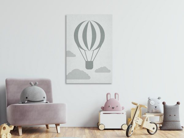 Canvas Print - Balloon Travel (1 Part) Vertical