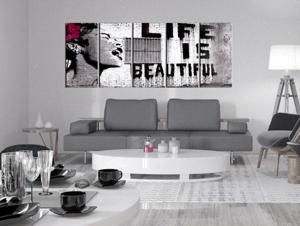 Canvas Print - Banksy: Life is Beautiful