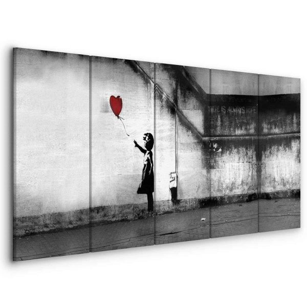 Canvas Print - Banksy: Runaway Balloon