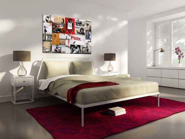 Canvas Print - Banksy - collage