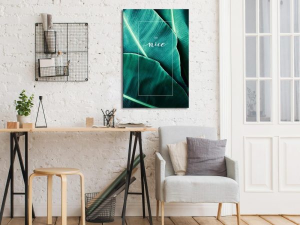 Canvas Print - Be Nice (1 Part) Vertical - Image 2