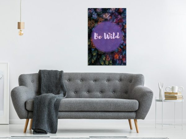 Canvas Print - Be Wild (1 Part) Vertical - Image 2