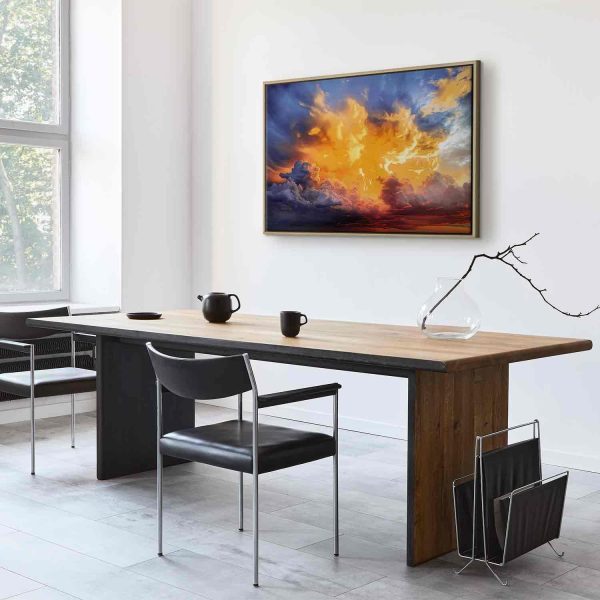 Canvas Print - Beautiful Sunset - Clouds in Warm Shades - Image 13