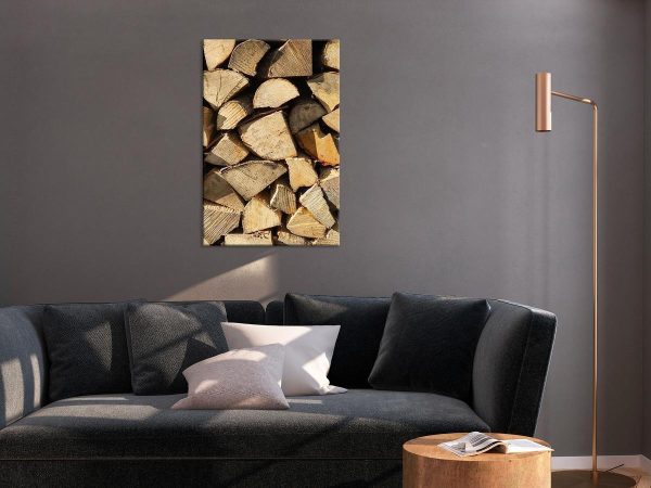 Canvas Print - Beauty of Wood (1 Part) Vertical