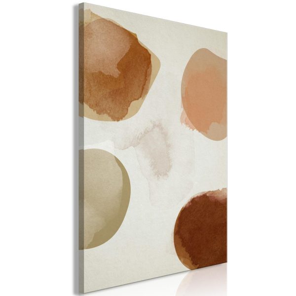 Canvas Print - Beige Abstraction (1 Part) Vertical - Image 2