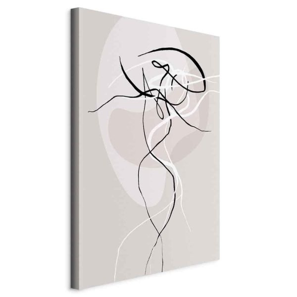 Canvas Print - Beige Energy (1 Part) Vertical