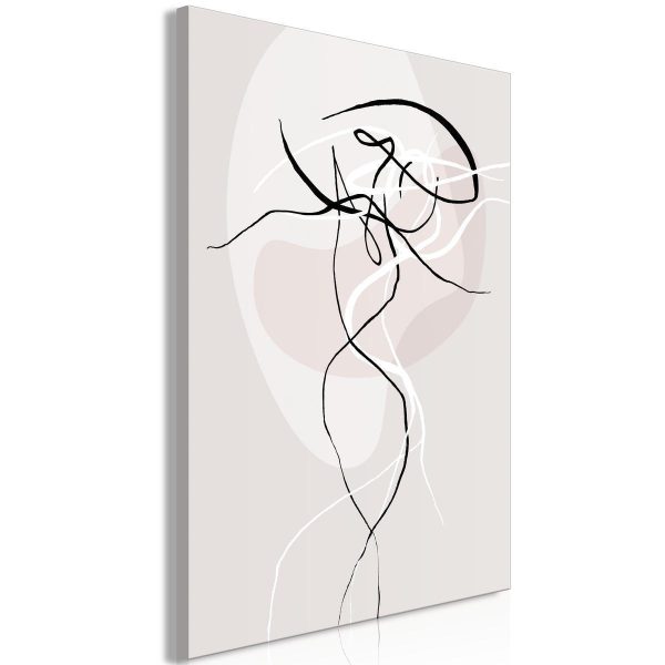 Canvas Print - Beige Energy (1 Part) Vertical