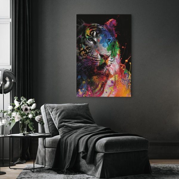 Canvas Print - Bengal Tiger (1 Part) Vertical