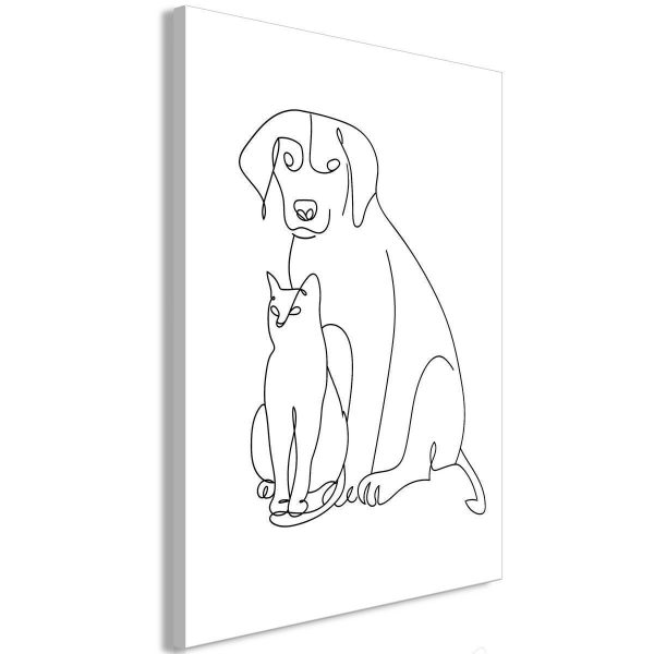 Canvas Print - Best Friends (1 Part) Vertical