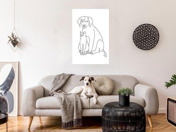Canvas Print - Best Friends (1 Part) Vertical