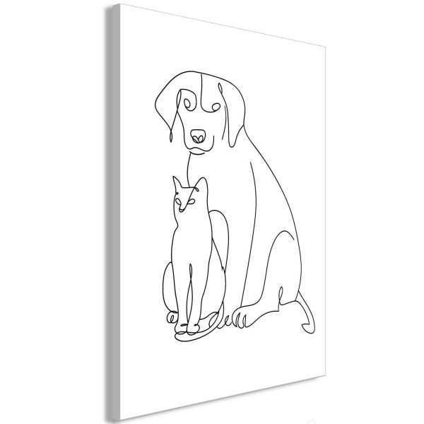 Canvas Print - Best Friends (1 Part) Vertical