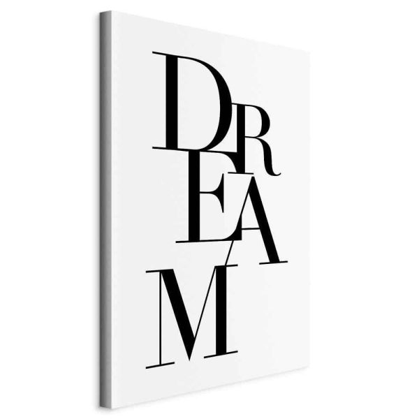 Canvas Print - Black Dream (1 Part) Vertical
