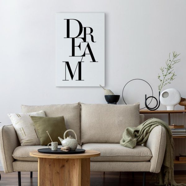 Canvas Print - Black Dream (1 Part) Vertical