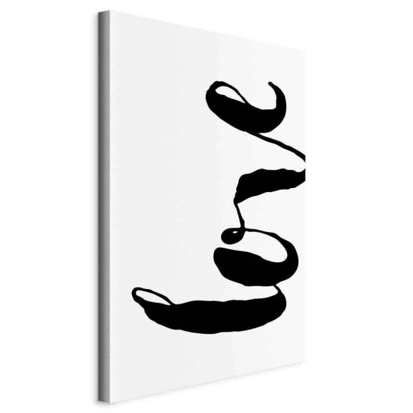 Canvas Print - Black Love (1 Part) Vertical