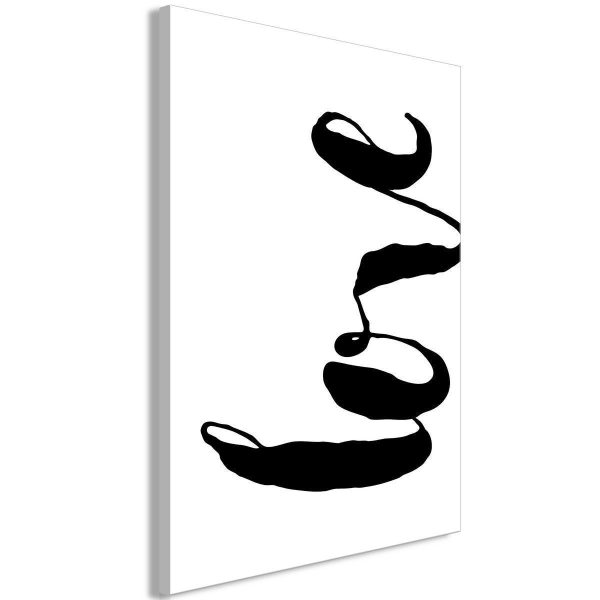 Canvas Print - Black Love (1 Part) Vertical