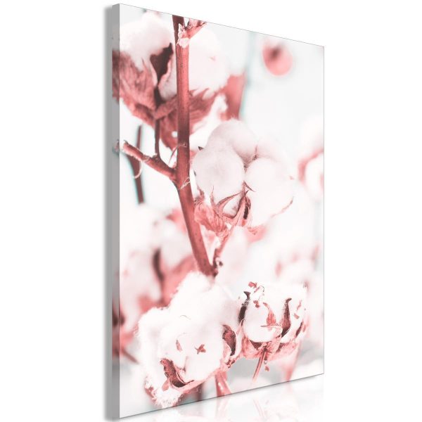 Canvas Print - Blooming Cotton (1 Part) Vertical